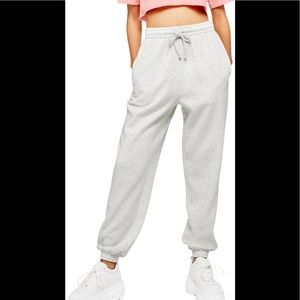 Topshop Grey 90s High Waisted Sweatpants-M